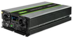 Qoltec 51923 Pure Sine Wave Autós inverter (24V / 3000W) (51923) (51923)