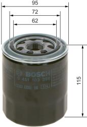 Bosch Filtru ulei BOSCH 0 451 103 366 (0 451 103 366) - centralcar