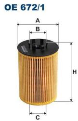 FILTRON Filtru ulei FILTRON OE 672/1 (OE 672/1) - centralcar