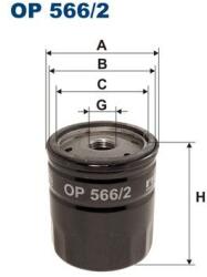 FILTRON Filtru ulei FILTRON OP 566/2 (OP 566/2) - centralcar