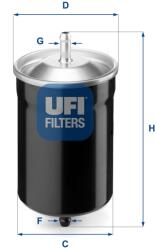 UFI filtru combustibil UFI 31.500. 00 (31.500.00) - centralcar