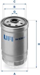 UFI filtru combustibil UFI 24.526. 00 (24.526.00) - centralcar