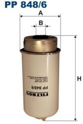 FILTRON filtru combustibil FILTRON PP 848/6 (PP 848/6) - centralcar