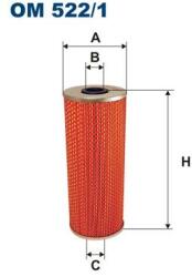 FILTRON Filtru ulei FILTRON OM 522/1 (OM 522/1) - centralcar