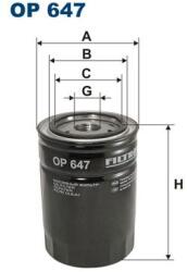 FILTRON Filtru ulei FILTRON OP 647 (OP 647)