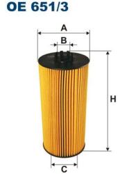 FILTRON Filtru ulei FILTRON OE 651/3 (OE 651/3) - centralcar