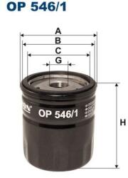 FILTRON Filtru ulei FILTRON OP 546/1 (OP 546/1) - centralcar