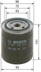 Bosch Filtru ulei BOSCH 0 451 103 313 (0 451 103 313) - centralcar