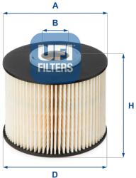 UFI filtru combustibil UFI 26.055. 00 (26.055.00) - centralcar