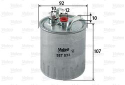 VALEO filtru combustibil VALEO 587533 (587533) - centralcar