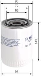 Bosch Filtru ulei BOSCH F 026 407 121 (F 026 407 121) - centralcar
