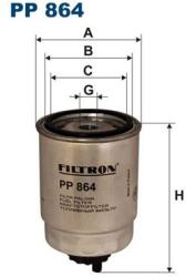 FILTRON filtru combustibil FILTRON PP 864 (PP 864) - centralcar