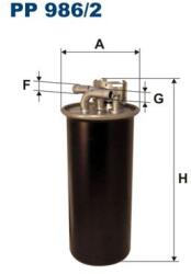 FILTRON filtru combustibil FILTRON PP 986/2 (PP 986/2) - centralcar