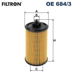 FILTRON Filtru ulei FILTRON OE 684/3 (OE 684/3) - centralcar