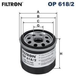 FILTRON Filtru ulei FILTRON OP 618/2 (OP 618/2) - centralcar