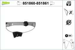 VALEO Mecanism actionare geam VALEO 851860 (851860) - centralcar