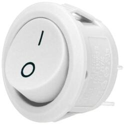 ORNO Kerek billenő kiskapcsoló, fehér, 230V (OR-AE-13180/W) (OR-AE-13180/W)