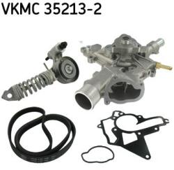 SKF Pompa apa + Set curea transmisie cu caneluri SKF VKMC 35213-2 (VKMC 35213-2) - centralcar
