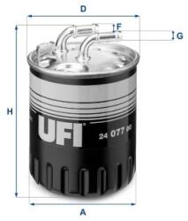 UFI filtru combustibil UFI 24.077. 00 (24.077.00) - centralcar