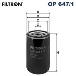 FILTRON Filtru ulei FILTRON OP 647/1 (OP 647/1) - centralcar