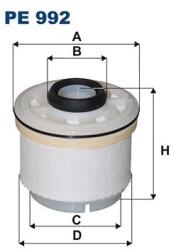FILTRON filtru combustibil FILTRON PE 992 (PE 992) - centralcar