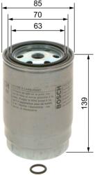 Bosch filtru combustibil BOSCH F 026 402 255 (F 026 402 255) - centralcar