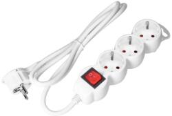 ORNO 3 Plug 1,5 m Switch (OR-ES-5(GS)/W/1,5)