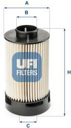 UFI filtru combustibil UFI 26.072. 00 (26.072.00) - centralcar