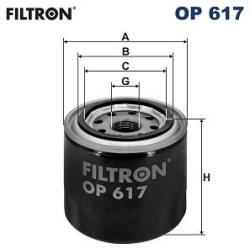FILTRON Filtru ulei FILTRON OP 617 (OP 617) - centralcar