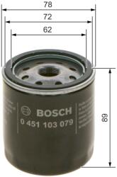 Bosch Filtru ulei BOSCH 0 451 103 079 (0 451 103 079) - centralcar