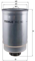 MAHLE filtru combustibil MAHLE KC 90 (KC 90) - centralcar