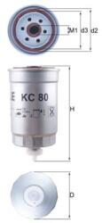KNECHT filtru combustibil KNECHT KC 80 (KC 80) - centralcar
