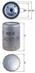 MAHLE filtru combustibil MAHLE KC 6 (KC 6) - centralcar