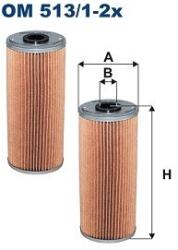 FILTRON Filtru ulei FILTRON OM 513/1-2x (OM 513/1-2x) - centralcar