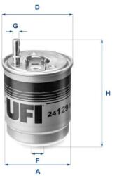 UFI filtru combustibil UFI 24.129. 00 (24.129.00) - centralcar