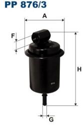 FILTRON filtru combustibil FILTRON PP 876/3 (PP 876/3) - centralcar