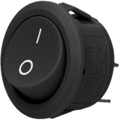 ORNO Kerek billenő kiskapcsoló, fekete, 230V (OR-AE-13180/B) (OR-AE-13180/B)