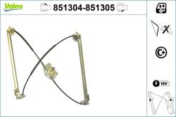 VALEO Mecanism actionare geam VALEO 851304 (851304) - centralcar