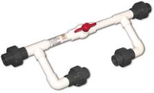 Bradas DSFI-0412L injektor venturi kerülőidom csapos 1/2" (150590 - DSFI-0412L)