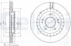DELPHI Disc de frână față (BG3814)