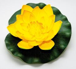 Velda lótusz virág, sárga 28cm (123674) (26246)