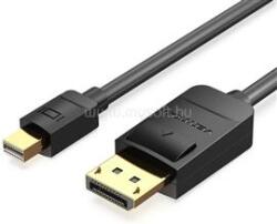 Vention mini Displayport -> Displayport, (fekete), 1, 5m, kábel (HAABG) (HAABG)