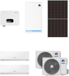 Install Cool4U Solar L csomag (28 db napelem, 10 kW inverter, 9, 5 kW energiatároló és 2db 3, 5kw klíma) (COOL4U-SOLAR-L) (Solar-L)