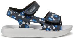 Geox Geox, Tépőzáras szandál mintával, Világosszürke, Kék, 23 EU (B455SC000CEC4226-23)