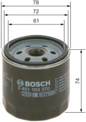 Bosch Filtru ulei BOSCH 0 451 103 370 (0 451 103 370) - centralcar