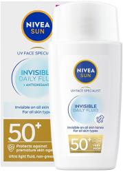 Nivea Bőrfluid Nivea sun invisible napi folyadék antioxidánsokkal és FPS50+, 40 ml