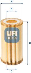 UFI Filtru ulei UFI 25.159. 00 (25.159.00) - centralcar
