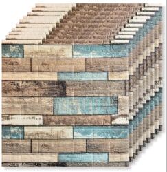 Tapetoo Home Decor 10 db 3D Tapetoo Home Decor tapétalap készlet, kék kő, 70 x 77 cm, 2, 5 mm, 5, 3 nm (set-10xTapet-3D-Cod-61-Piatra-)