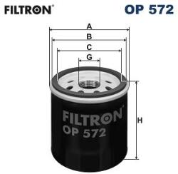 FILTRON Filtru ulei FILTRON OP 572 (OP 572) - centralcar