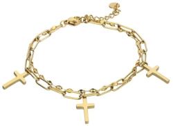 Marc Malone Brățară dublă placată cu aur May Gold Bracelet MCB23045G